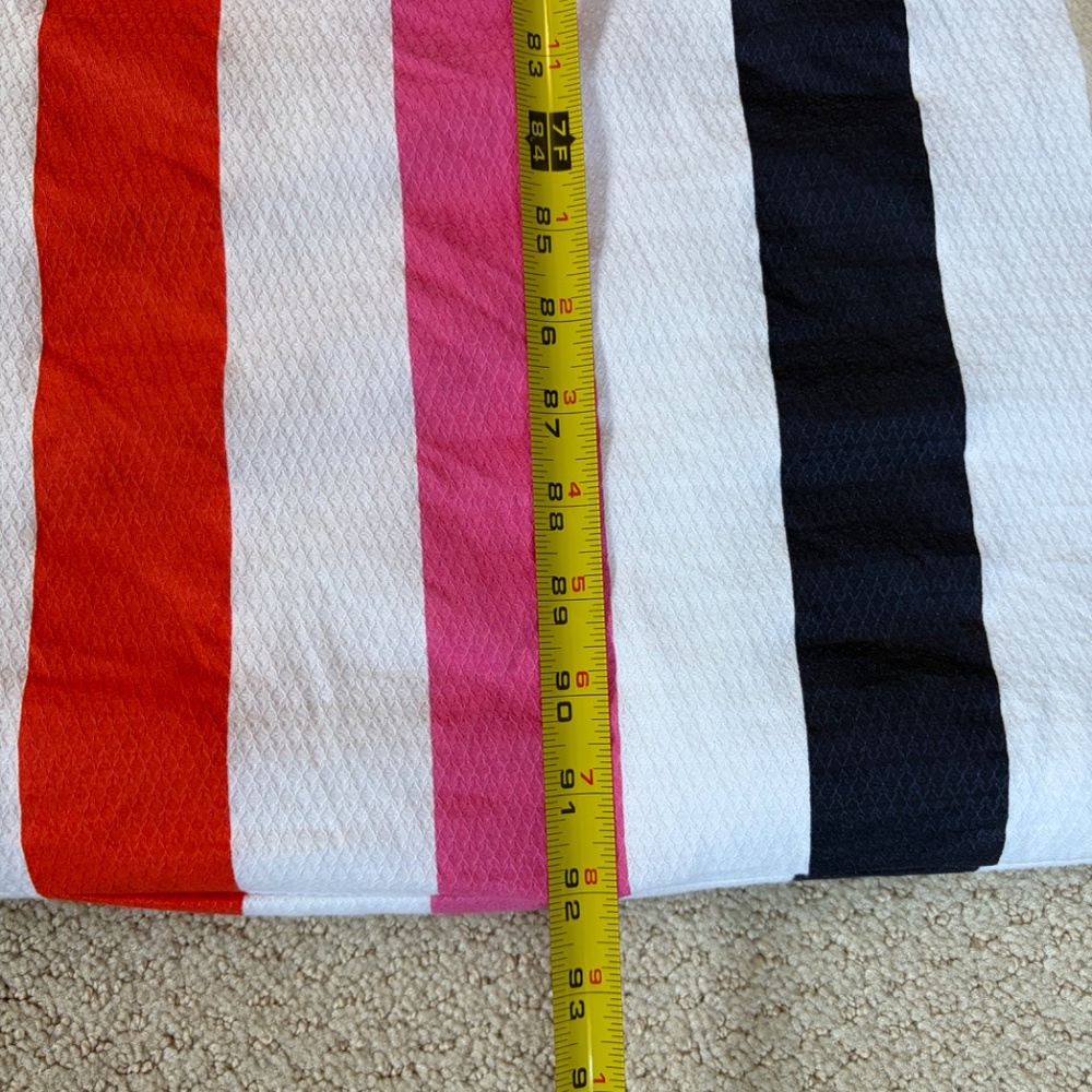 Kate Spade comforter set Full/Queen Candy Stripe - Picture 6 of 12